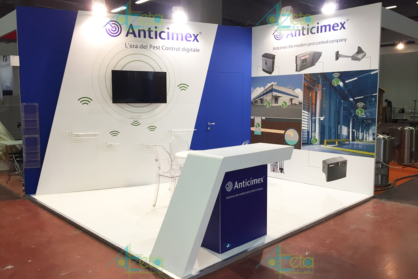 Anticimex - Cibus 2016 - Stand realizzato da Azeta Design - Parma
