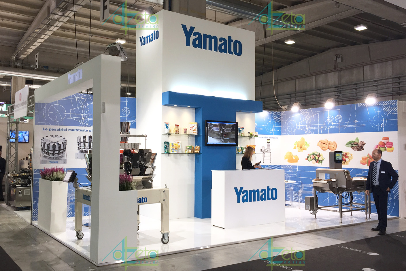 Yamato - Cibus 2016 - Stand realizzato da Azeta Design